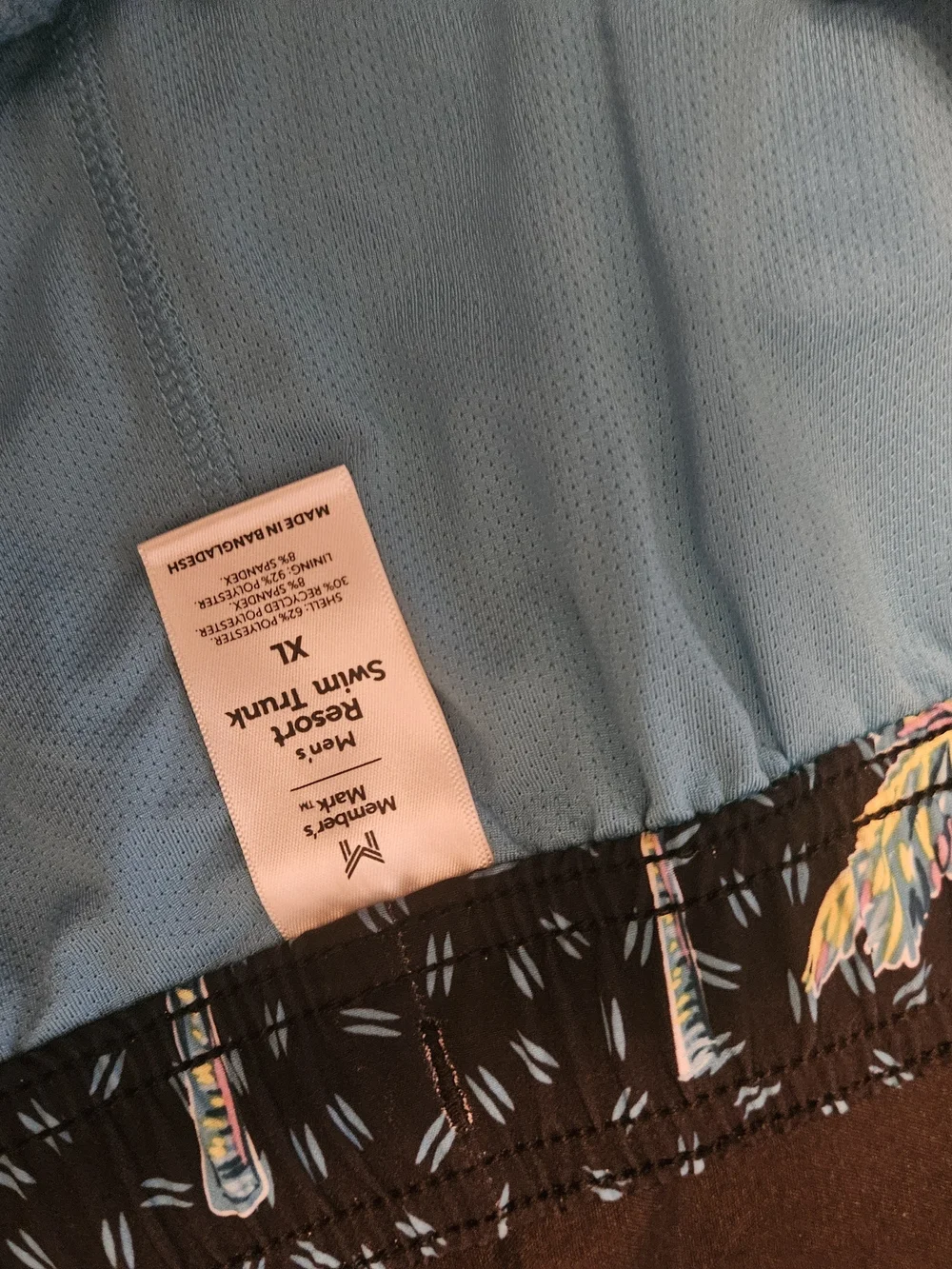 Members Mark black shorts